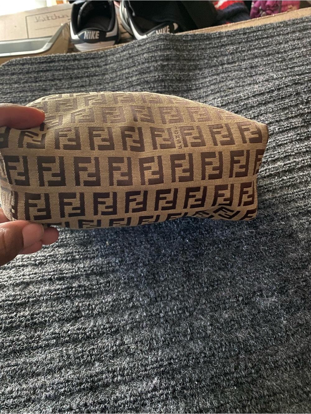 Authentic Vintage Fendi Mini Zucca Monogram Handbag - Picture 5 of 8